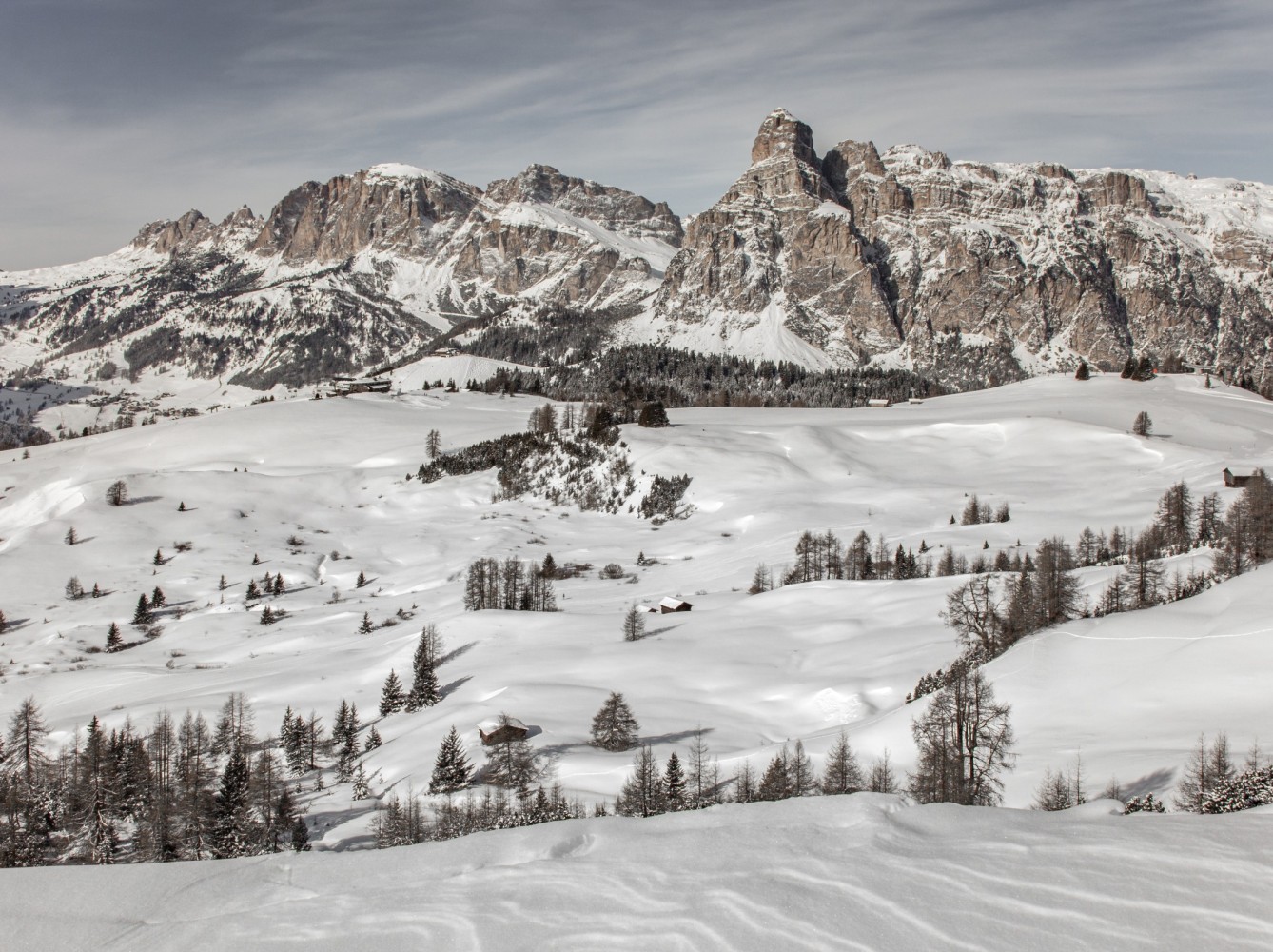 Dolomiti in stagione invernale Dolomiti in stagione invernale