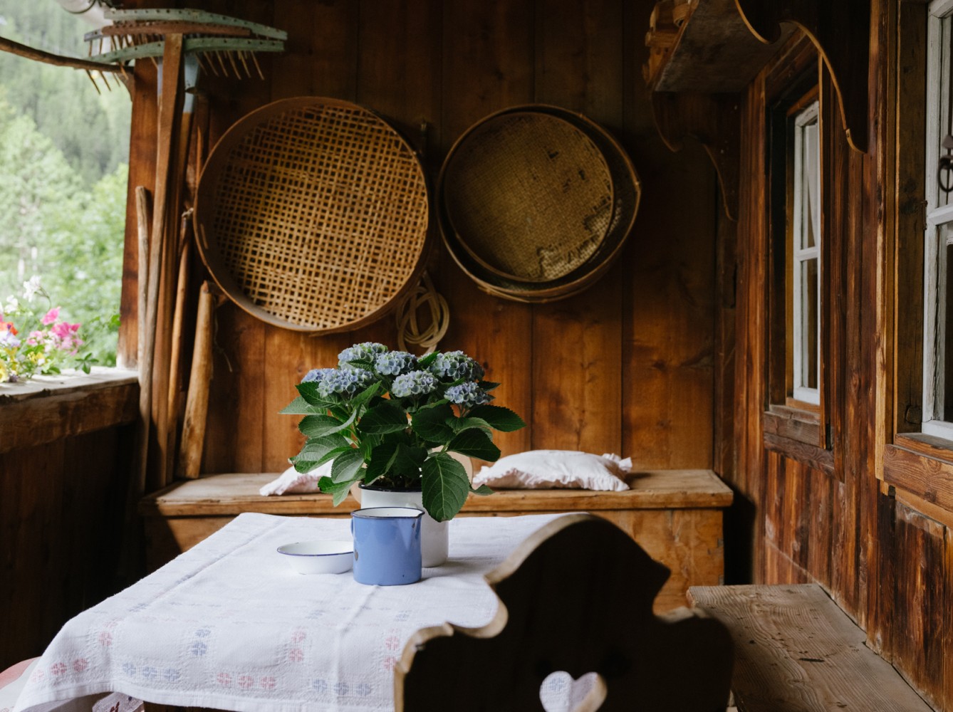 ciasa vedla, old traditional house in alta badia